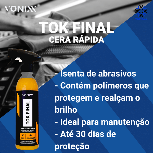 Carnaúba Tok Final Cera de Manutenção em Spray 500ml - Imagem 2