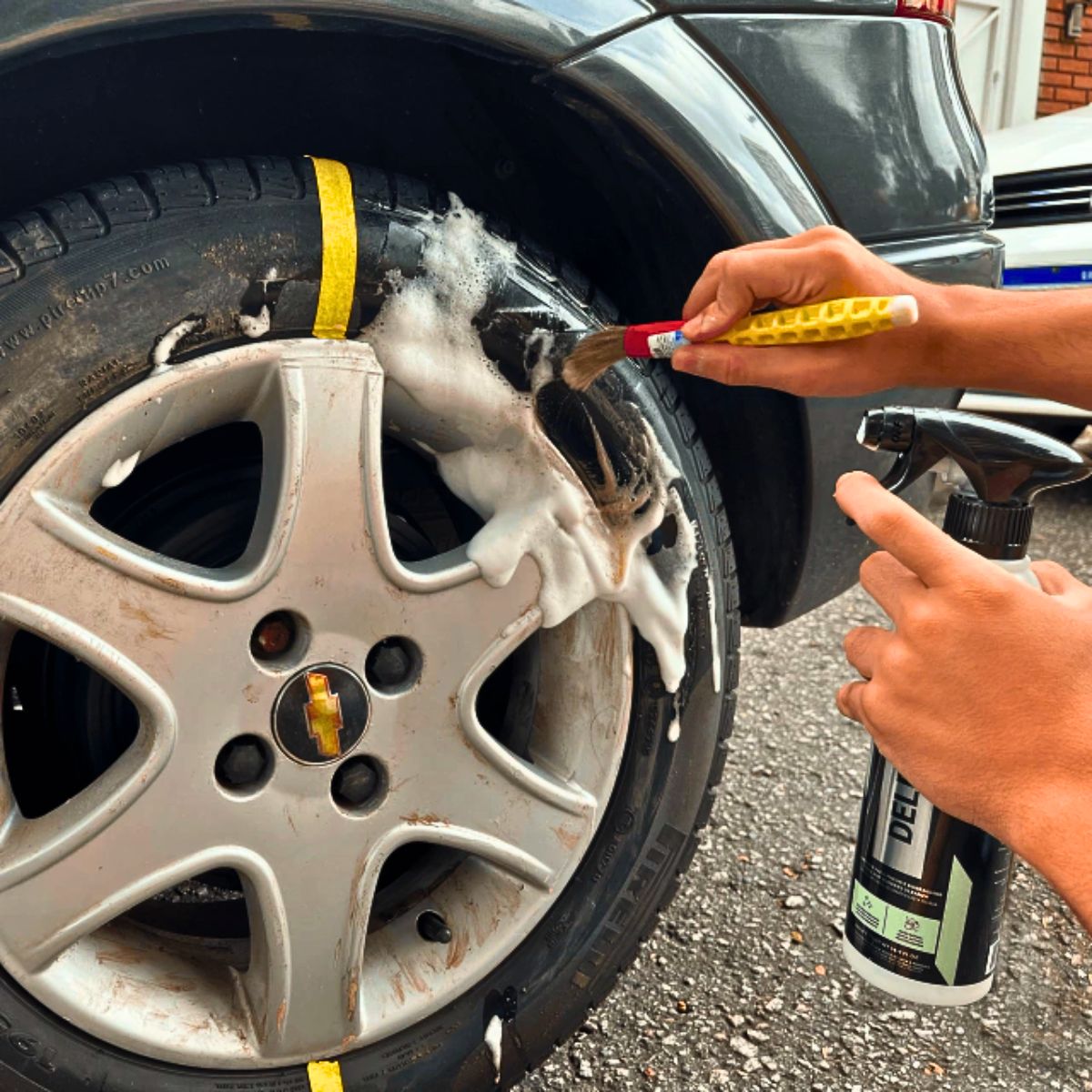 Delet 1,5L Limpa Pneu Borracha Plástico Limpador - Imagem 3