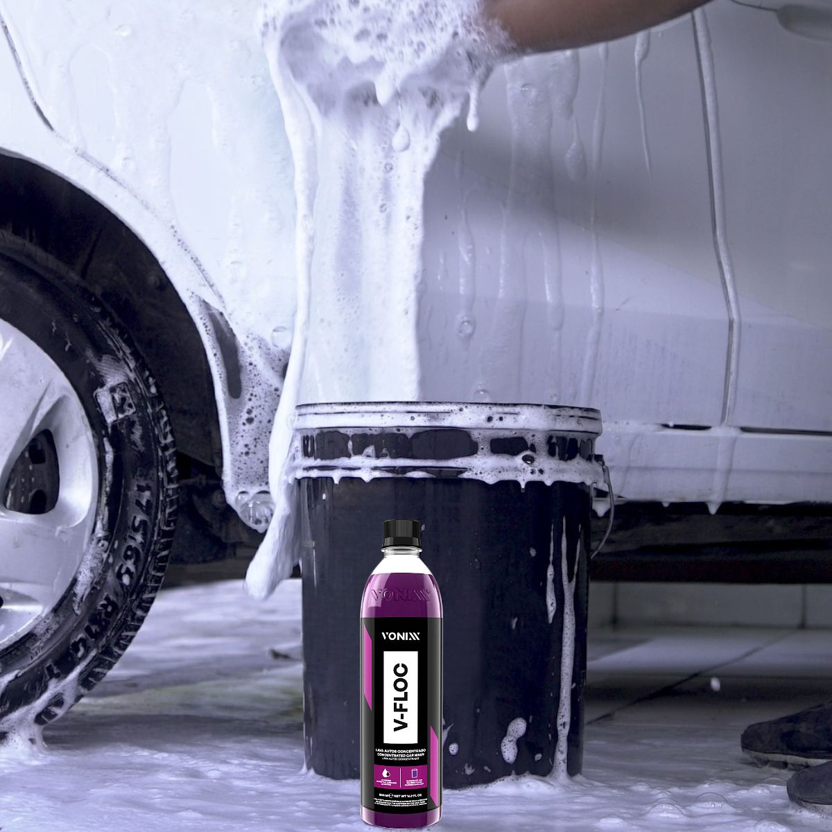 V-Floc Shampoo Automotivo Neutro 500mL - Imagem 2
